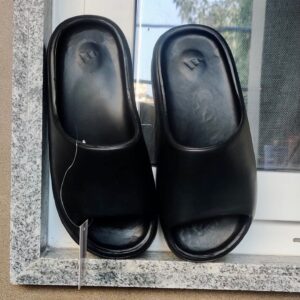 first copy adidas yezzy 350 black slides for men