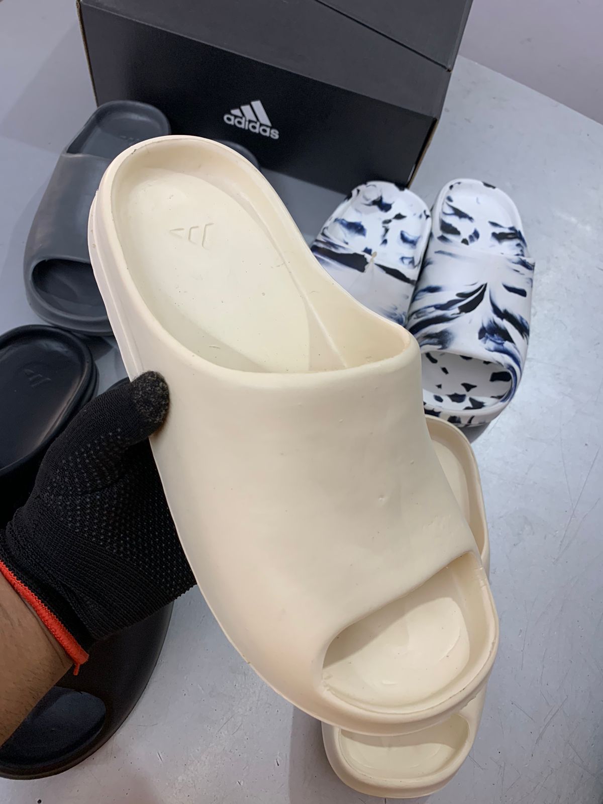 first copy adidas yezzy 350 white slides for men